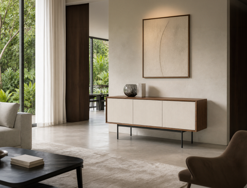 Brie Wood Sideboard, American Walnut