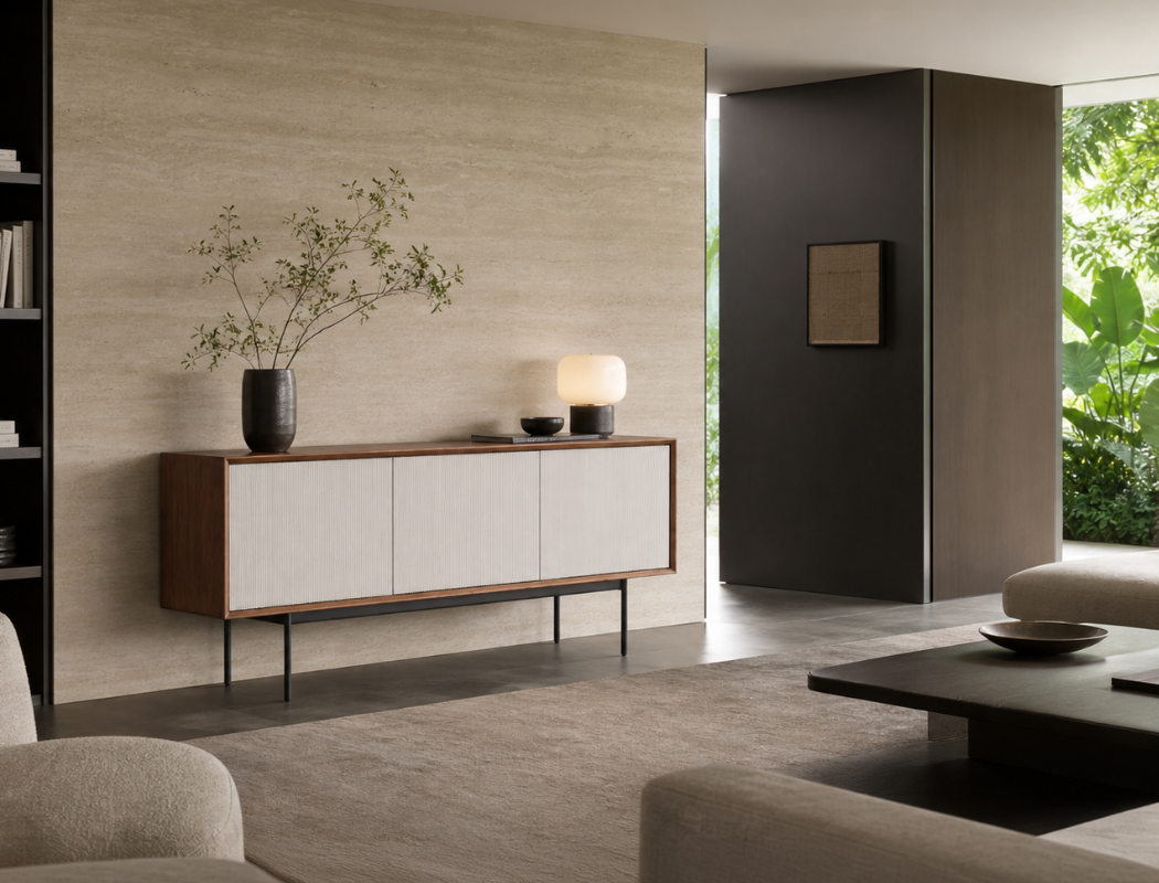 Brie Wood Sideboard, American Walnut
