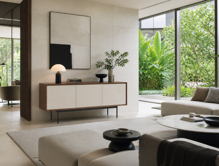 Brie Wood Sideboard, American Walnut