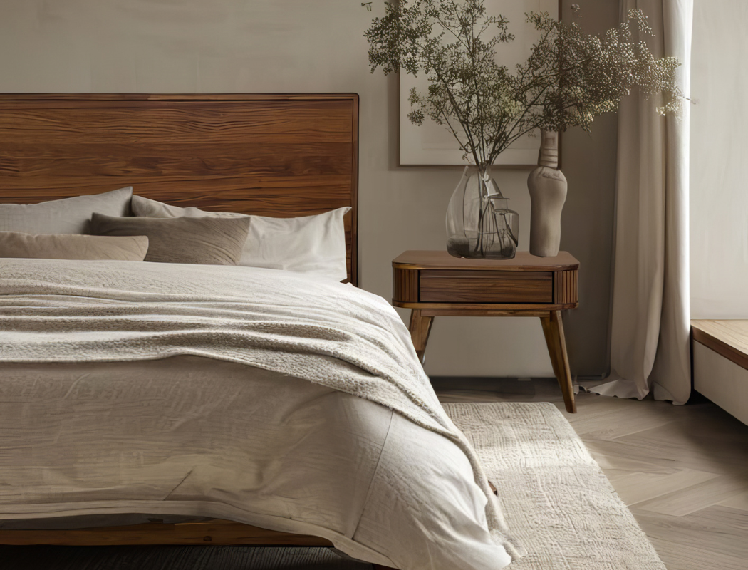 Brooks Wood Bed Frame, Queen