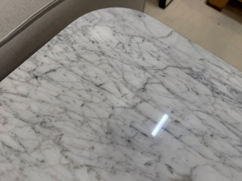 Bari Marble Side Table, White