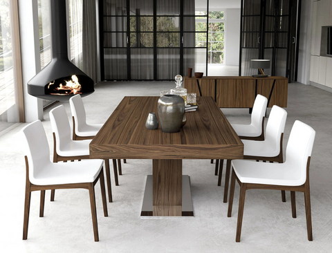 Camden Extendable Wood Dining Table (180cm - 240cm), American Black Walnut