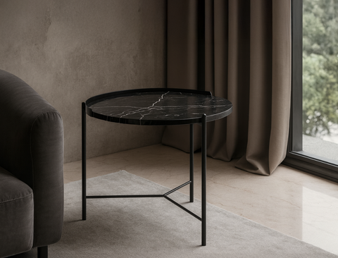 Carlson Marble Mid Side Table