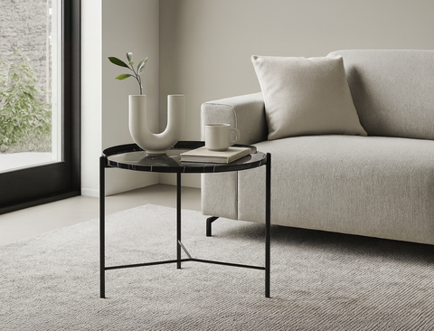 Carlson Marble Mid Side Table