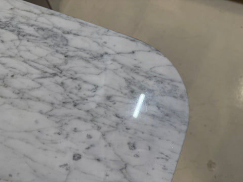 Bari Marble Side Table, White