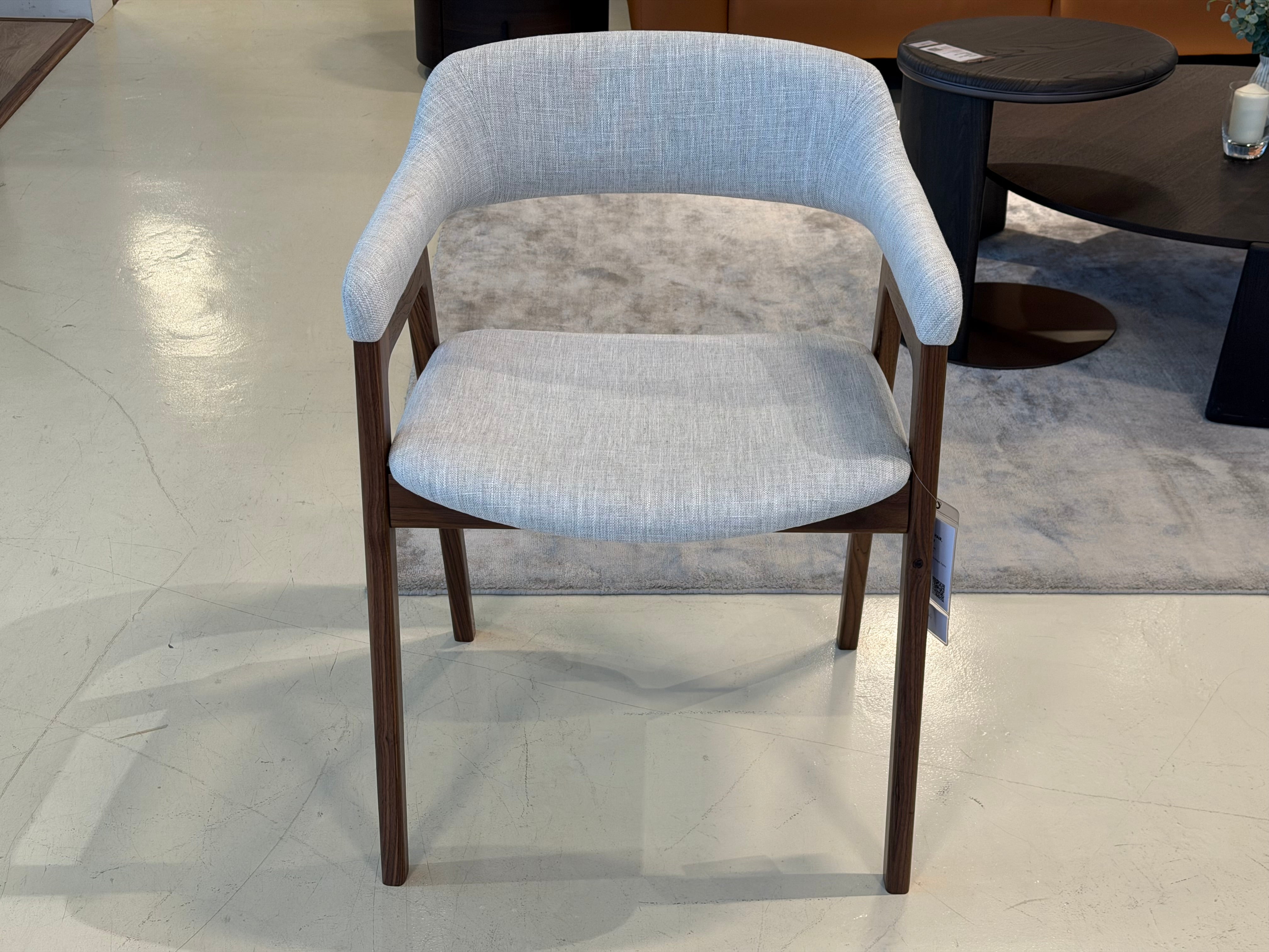 Emery Solid Wood Dining Arm Chair, American Black Walnut