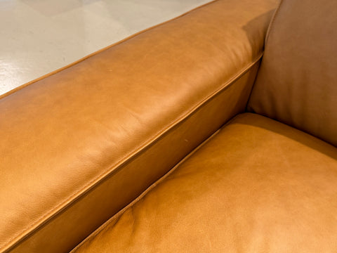 Scott 3 Seater Leather Sofa, Tan