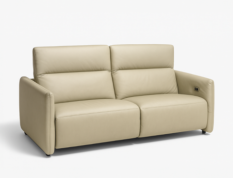Dallas (Max) 2 Seater Recliner Leather Sofa