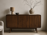 Dalton Wood Sideboard, Dark Walnut