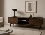 Dalton Wood TV Console (180cm), Dark Walnut