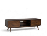 Dalton Wood TV Console, Dark Walnut