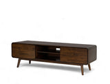 Dalton Wood TV Console, Dark Walnut