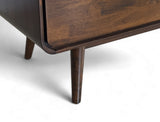 Dalton Wood TV Console, Dark Walnut