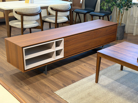 Janson Wood TV Console, American Walnut