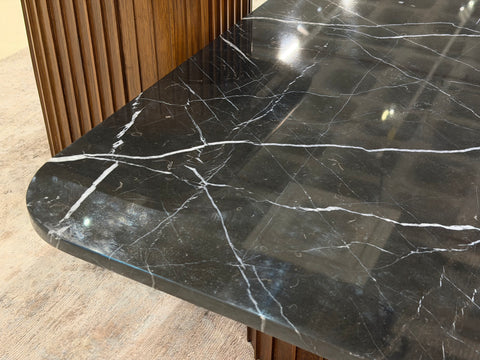 Bari Marble Coffee Table, Black