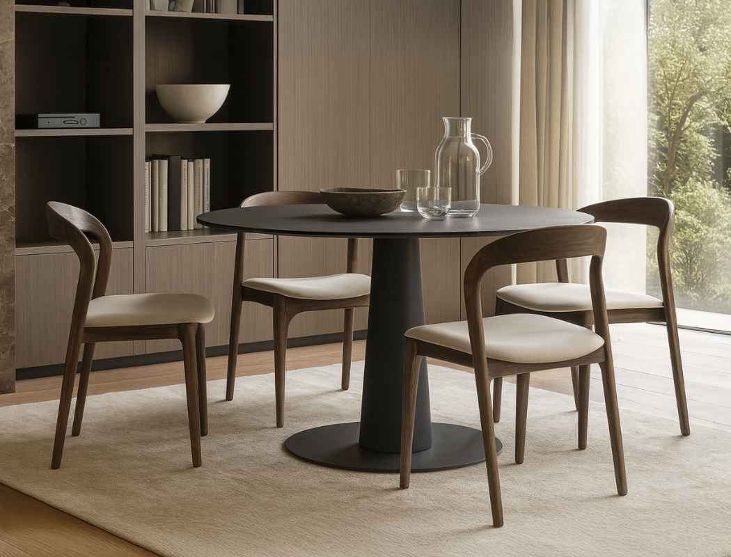 Elisa Fabric Dining Chair, Vanilla
