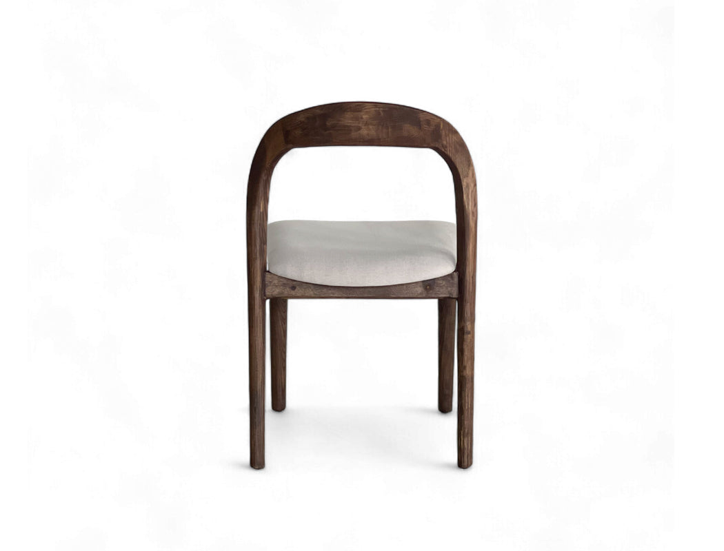 Elisa Fabric Dining Chair, Vanilla