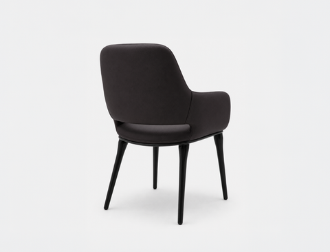 Enzo Dining Chair, Midnight Brown