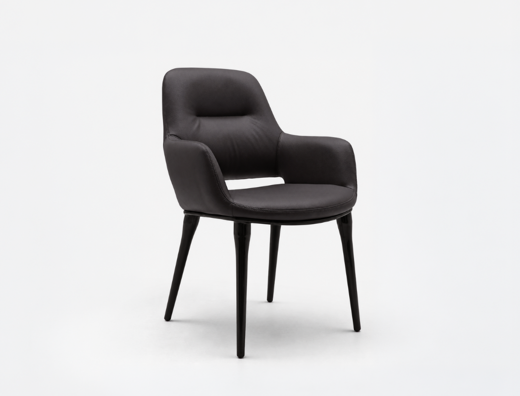 Enzo Dining Chair, Midnight Brown
