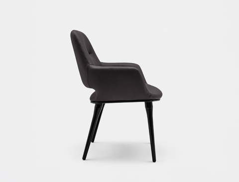 Enzo Dining Chair, Midnight Brown