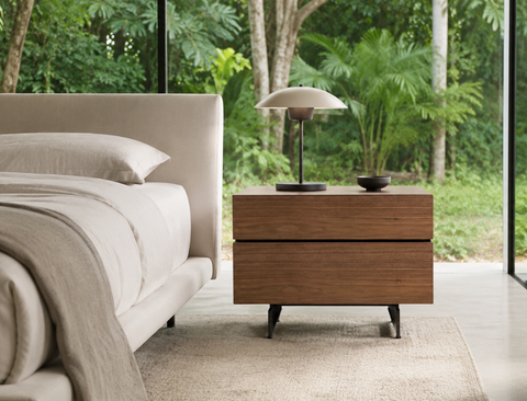 Erikson Wood Side Table, American Walnut