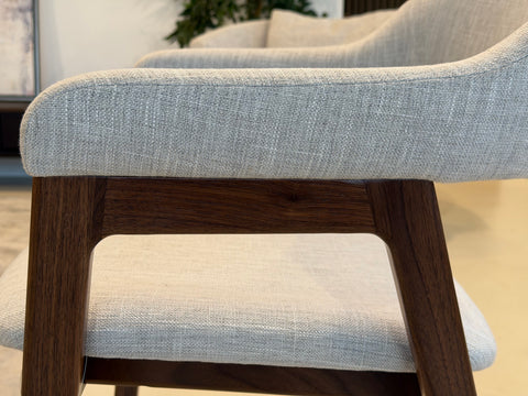 Emery Solid Wood Dining Arm Chair, American Black Walnut