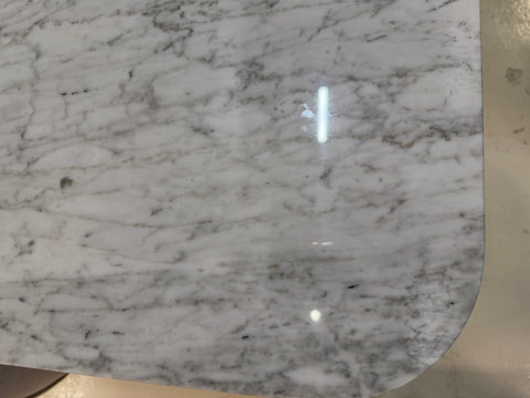 Bari Marble Side Table, White