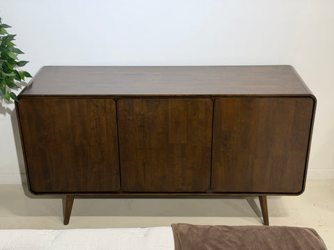 Dalton Wood Sideboard, Dark Walnut - Clearance