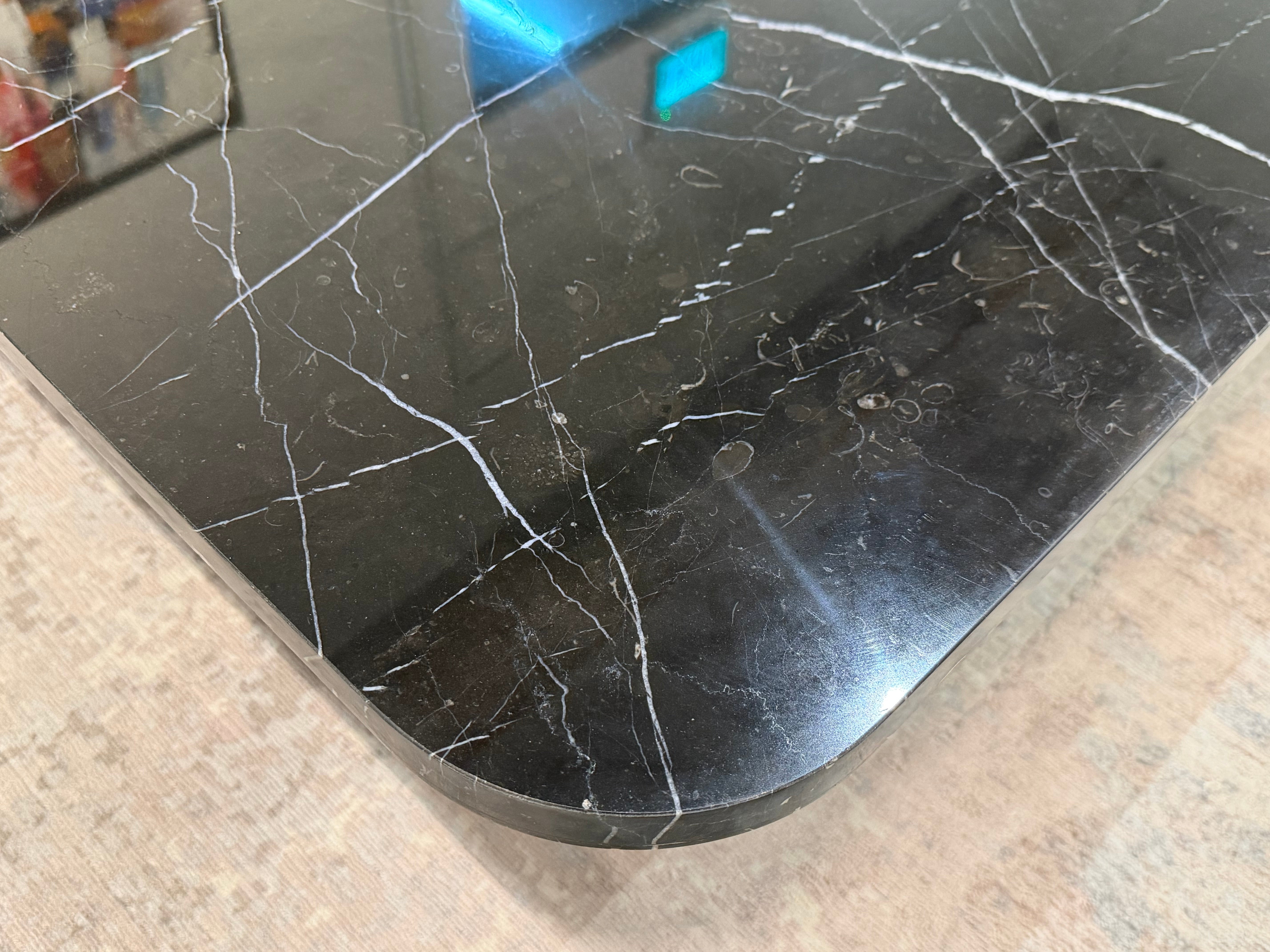 Bari Marble Coffee Table, Black