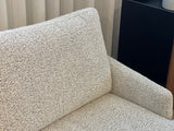 Luna Left Facing L-Shape Sofa, Pebble Boucle
