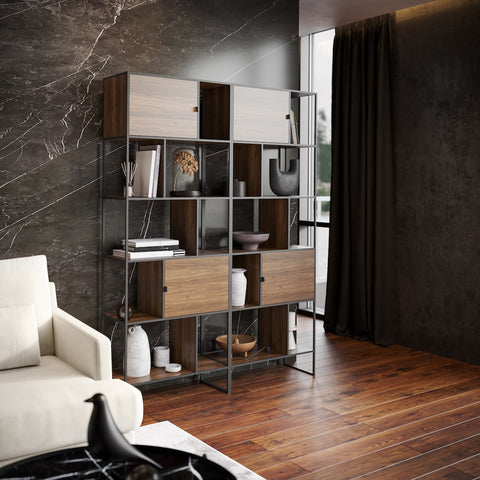 Flint Wood Shelf, Walnut