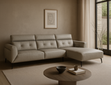Gemma (Standard) Right Facing L-Shape Leather Sofa