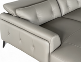 Gemma (Standard) Left Facing L-Shape Leather Sofa