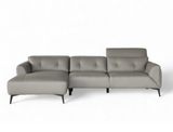 Gemma (Standard) Left Facing L-Shape Leather Sofa