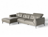 Gemma (Standard) Left Facing L-Shape Leather Sofa