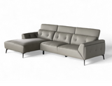 Gemma (Standard) Left Facing L-Shape Leather Sofa