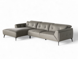 Gemma (Standard) Left Facing L-Shape Leather Sofa