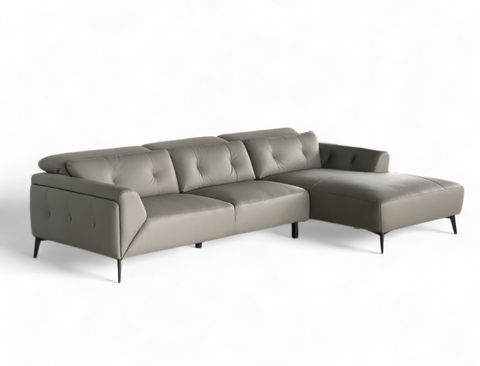 Gemma (Standard) Right Facing L-Shape Leather Sofa