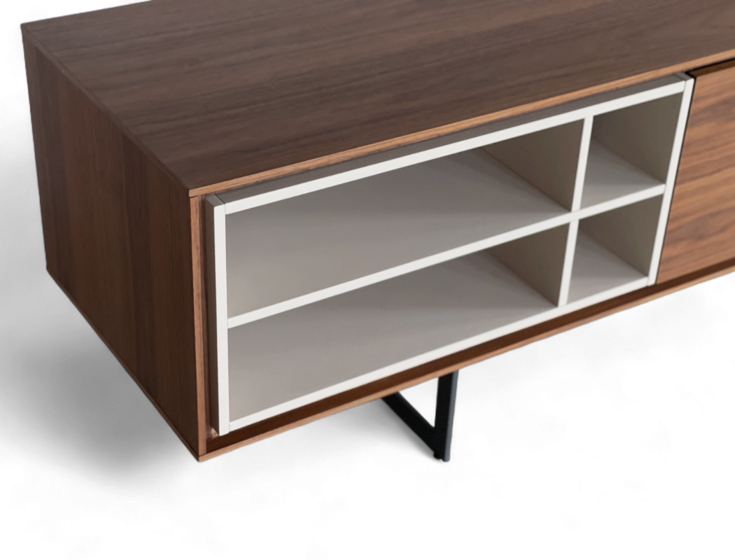 Janson Wood TV Console, American Walnut