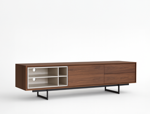 Janson Wood TV Console, American Walnut
