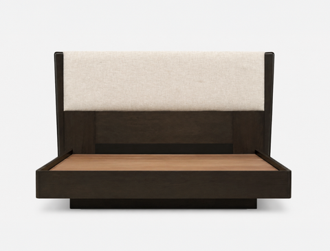 Jasper Wood Bed Frame King Delivery in 8-10 Weeks: Made-to-Order
