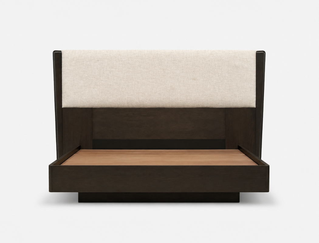 Jasper Wood Bed Frame Queen Delivery in 8-10 Weeks: Made-to-Order