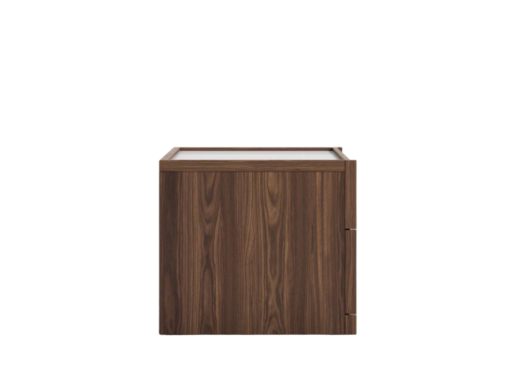 Juliana Bedside Table, American Walnut
