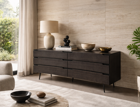 Kai Wood Sideboard, Smoked Oak