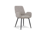 Kinsley Fabric Dining Arm Chair, Toffee - Pet Friendly Fabric