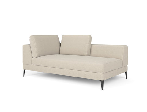 Liam (Solo) Left Facing 2 Seater Sofa, Bottega White