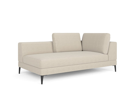 Liam (Solo) Right Facing 2 Seater Sofa, Bottega White