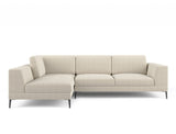 Liam Left Facing L-Shape Sofa, Bottega White