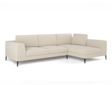 Liam Right Facing L-Shape Sofa, Bottega White