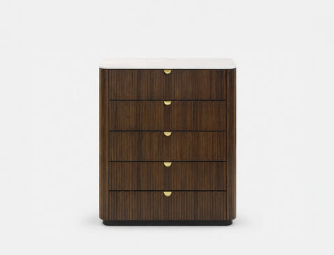 Lincoln Wood 5-Drawer Dresser